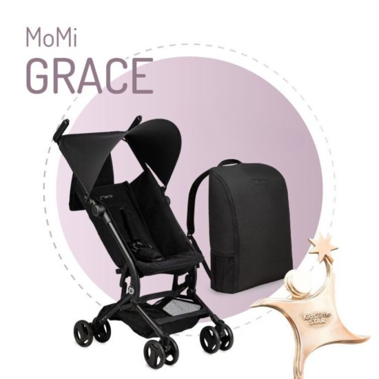 MoMi GRACE sportbabakocsi, fekete