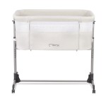 Momi Revo babaöböl, ágyhoz csatlakoztatható babaágy, világosszürke