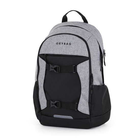 OXY ZERO GREY ergonomikus hátizsák, iskolatáska