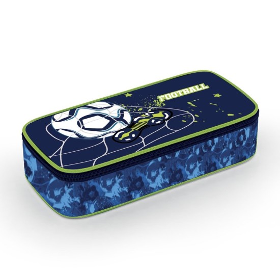 Premium Cool Football Liga tolltartó, ovális, cipzáras, focis