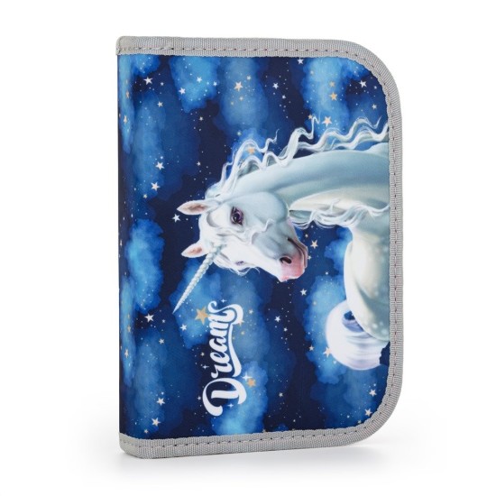 Premium Cool Unicorn 1 ergonomikus iskolatáska/hátizsák szett tolltartóval és tornazsákkal, Dreams – 3 részes szett