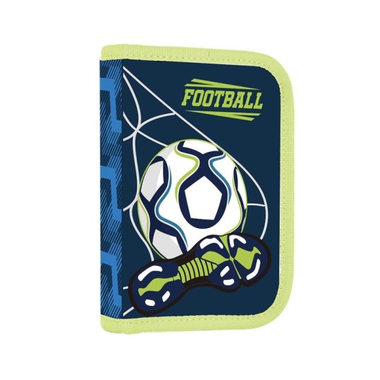 Premium Football 2 kihajtható tolltartó, felszerelés nélkül, focis