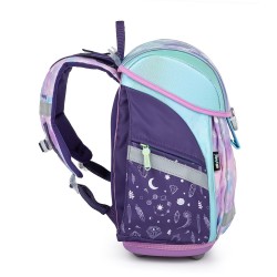 Premium Light Magic Unikornis ergonomikus iskolatáska/hátizsák, pasztell pink