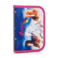 Premium Cool Wild Horses kihajtható tolltartó, felszerelés nélkül, vadlovak Premium Cool Wild Horses kihajtható tolltartó, felszerelés nélkül, vadlovak