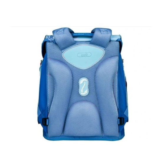 Prémium ergonomikus iskolai hátizsák szett lányoknak, 5 részes, Stitch Scooli