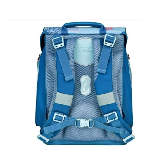 Prémium ergonomikus iskolai hátizsák szett lányoknak, 5 részes, Stitch Scooli