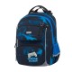 Gamer Oxy Jumper iskolatáska szett fiúknak, tornazsákkal és tolltartóval, sötétkék