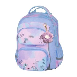 Kolibri Oxy Jumper iskolatáska szett lányoknak, tornazsákkal és tolltartóval, pasztell lila