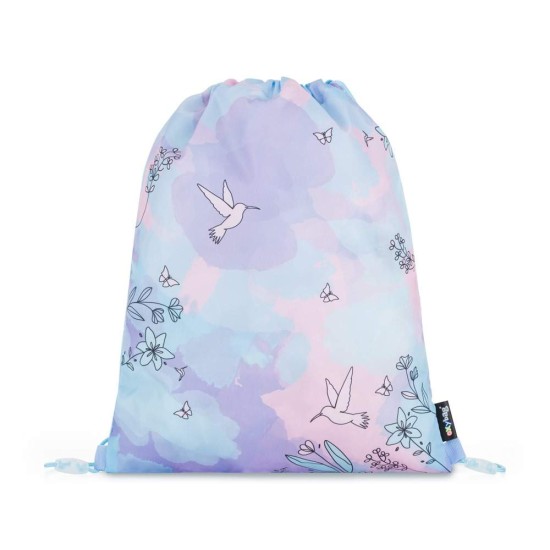 Kolibri Oxy Jumper iskolatáska szett lányoknak, tornazsákkal és tolltartóval, pasztell lila