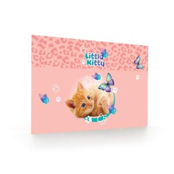 Little Kitty íróasztal alátét lányoknak, cicás