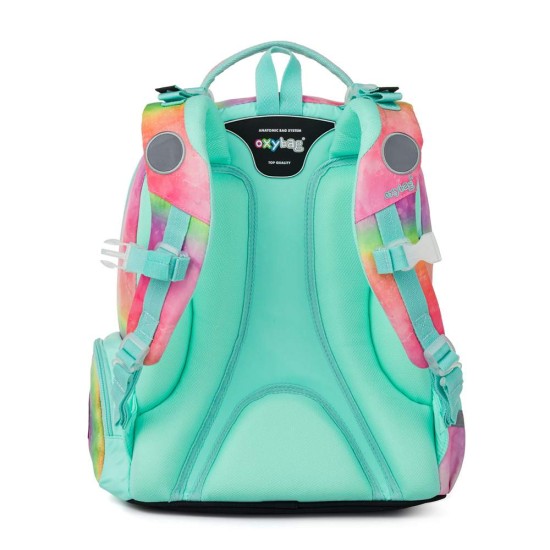 Magic Oxy Go iskolatáska lányoknak, szivárványos