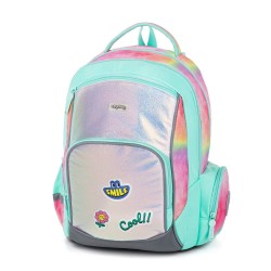 Magic Oxy Go iskolatáska szett lányoknak, tornazsákkal és tolltartóval, szivárványos