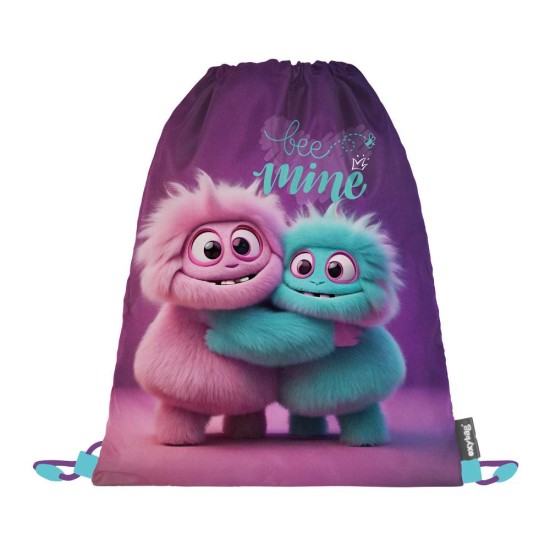 Monsters Premium Light tornazsák lányoknak, lila