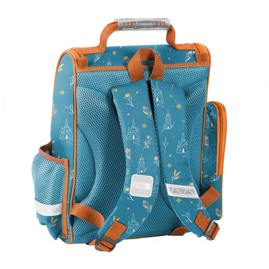 DISNEY FROZEN ergonomikus iskolatáska elsősöknek, türkiz