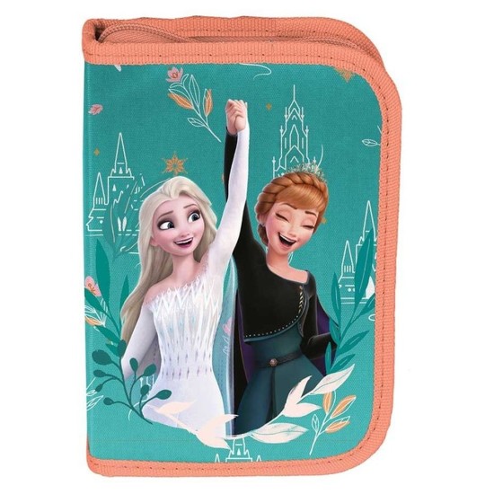 DISNEY FROZEN kihajtható egyrekeszes tolltartó, türkiz