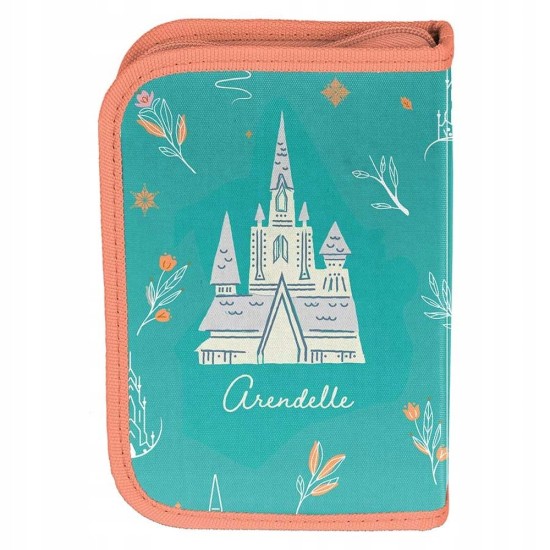 DISNEY FROZEN kihajtható egyrekeszes tolltartó, türkiz