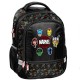 MARVEL AVENGERS kétrekeszes iskolatáska és hátizsák fiúknak, fekete