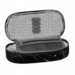 MARVEL SPIDERMAN ovális tolltartó fiúknak, fekete