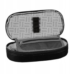 NASA SPACE ovális egyrekeszes tolltartó fiúknak, fekete