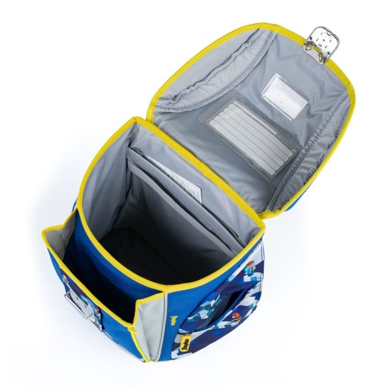 OXY BAG Playworld ergonómiai iskolatáska, kék színű, Premium Light