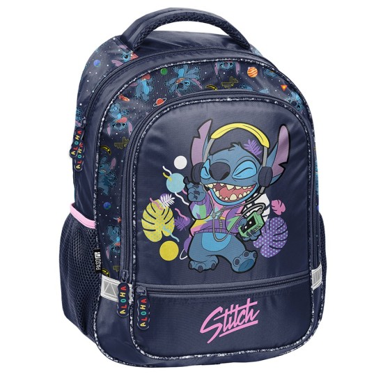 PASO DISNEY STITCH kétrekeszes ergonomikus iskolatáska és hátizsák