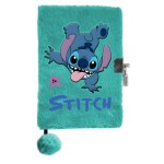 Paso Disney Stitch titkos napló, lakattal zárható, türkiz