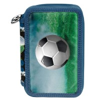 PASO FOOTBALL CLUB felszerelt, háromrekeszes tolltartó PASO FOOTBALL CLUB felszerelt, háromrekeszes tolltartó