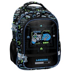 Paso Gamer kétrekeszes ergonomikus iskolatáska és hátizsák fiúknak