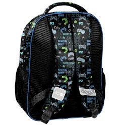 Paso Gamer kétrekeszes ergonomikus iskolatáska és hátizsák fiúknak