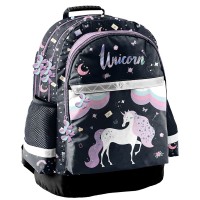 Paso kétrekeszes ergonomikus iskolatáska és hátizsák, Unicorn