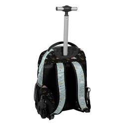 PASO PANDA guruló iskolatáska és hátizsák lányoknak, türkiz, kispanda PASO PANDA guruló iskolatáska és hátizsák lányoknak, türkiz, kispanda