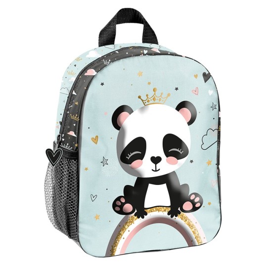 PASO PANDA gyerek hátizsák ovis kislányoknak, türkiz, kispanda