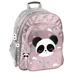 Paso Panda kétrekeszes iskolatáska és hátizsák