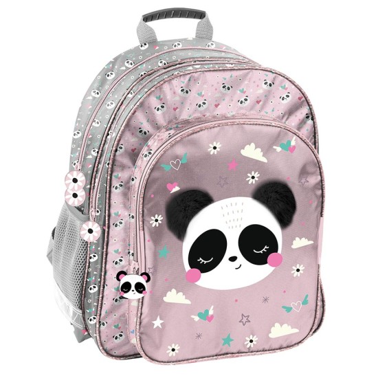 Paso Panda kétrekeszes iskolatáska és hátizsák