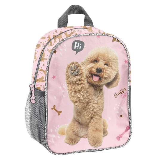 PASO POODLE gyerek hátizsák ovis kislányoknak, pudli, rózsaszín