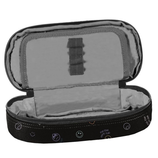 Paso Smiley egyrekeszes ovalis tolltartó, Feel happy together