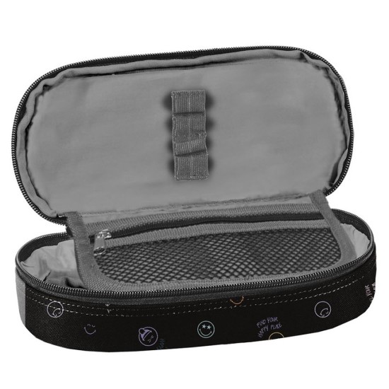 Paso Smiley egyrekeszes ovalis tolltartó, Feel happy together