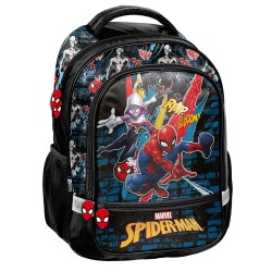 PASO SPIDERMAN kétrekeszes ergonomikus iskolatáska és hátizsák fiúknak, Pókember