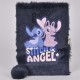 Paso Stitch Angel titkos napló lakattal zárható, fekete