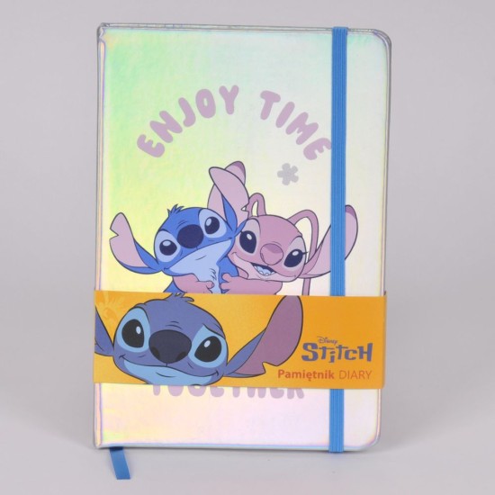 Paso Stitch titkos napló lakattal zárható, hologrammos, Enjoy time together