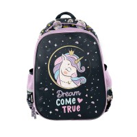 PASO UNICORN kétrekeszes ergonomikus iskolatáska és hátizsák lányoknak, Dream come true