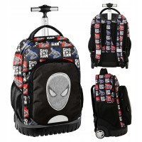SUPERHERO Spiderman guruló iskolatáska és hátizsák fiúknak, Pókember