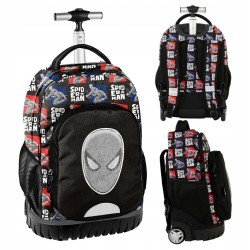 SUPERHERO Spiderman guruló iskolatáska és hátizsák fiúknak, Pókember