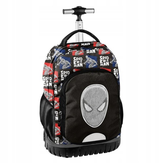 SUPERHERO Spiderman guruló iskolatáska és hátizsák fiúknak, Pókember