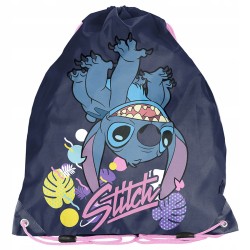PASO DISNEY STITCH tornazsák, színes gumiemblémával
