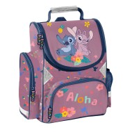 Aloha Stitch ergonomikus iskolatáska elsősöknek, rózsaszín