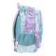 Anna és Elza kétrekeszes ergonomikus iskolatáska és hátizsák lányoknak, Jégvarázs, türkiz
