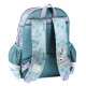 Anna és Elza kétrekeszes ergonomikus iskolatáska és hátizsák lányoknak, Jégvarázs, türkiz