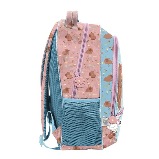 Be Happy Macis elsős iskolatáska lányoknak, türkiz