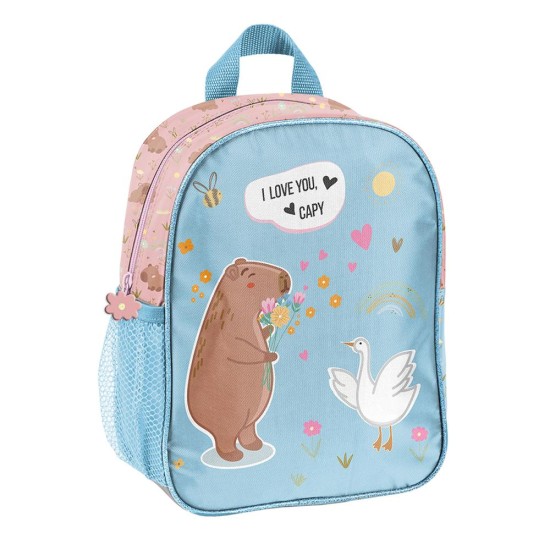 Be Happy Macis gyerek hátizsák ovis kislányoknak, türkiz